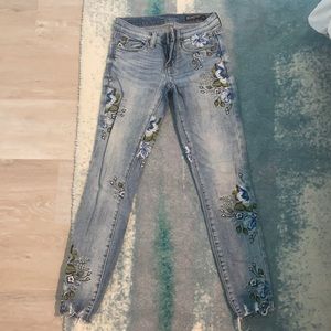 Embroidered jeans